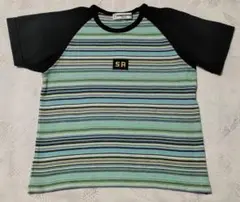 ソニアリキエル ストライプ ラグランスリーブ Tシャツ 100cm