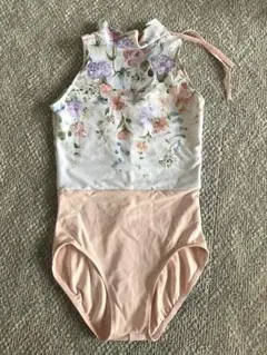 【最終値下げ】Ainsliewear 花柄ハイネックレオタード