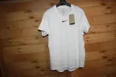 白M　ナイキ　テニス　半袖Tシャツ DD8318　トレーニングドライシャツ