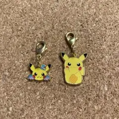 ピカチュウ メタルチャーム　2個　レア