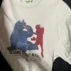セサミストリート マーケット Tシャツ クッキーモンスター エルモ 公式