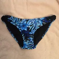 青い花柄 Mサイズ 水着 ショーツのみ