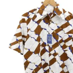 サンアンジェロ ST.ANGELO 定価12000円 80s レトロ柄シャツ L