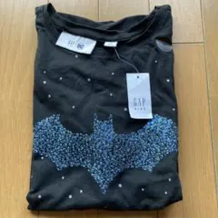 ギャップキッズ　スパンコール　Tシャツ　130 ブラック