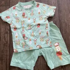 いないいないばあ　わんわん　アイスクリーム　パジャマ　80