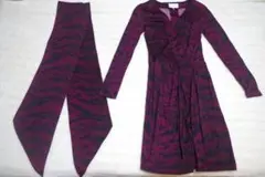 EMILIO PUCCI エミリオプッチ スカーフ付/長袖/ワンピース イタリア