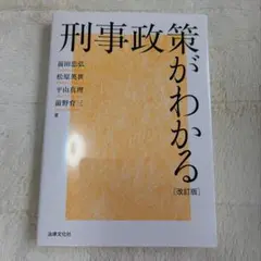 【新品未使用】〇刑事政策がわかる 〇刑法 刑事法 〇法律