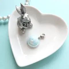 アイスクリームのミニチャーム＊空色クリームソーダ