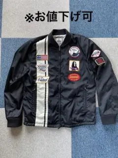 ヒステリックグラマー ワッペンジャケット レーシングジャケット