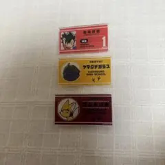 ハイキュー　アクリル名札クリップ　黒尾鉄朗　ヤマグチガラス