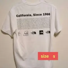 THE NORTH FACE ホワイトTシャツ 1966年　ザノースフェイスS