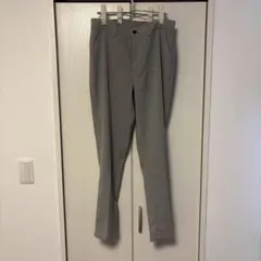 グレー チェック柄 スラックス