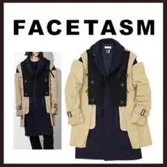 【定価79,200円 美品】ファセッタズム クロストレンチコート　Xトレンチ Aquascutum トレンチコート コート 「Aquascutum/アクアスキュー