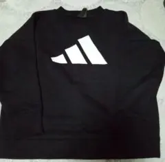 adidas ブラック トレーナー レディース