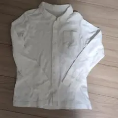 ホワイト コットン ポロシャツ 130cm
