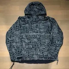 gogo3524！　WILDTHINGS 90s スパイダーウェブ 90s WILD THINGS スパイダーウェブ アノラックパーカー L 黒