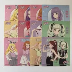 アイカツ アニメイトフェア Link Ribbon 特典 ステッカー コンプ
