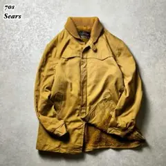 70s Searsシアーズ ファラオジャケット 裏ボア チンスト タロンジップ