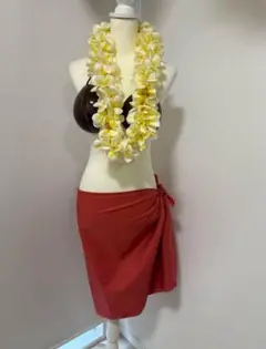 コットンパレオショート(くすみピンク)