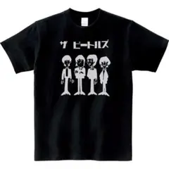 ビートルズ　アニメプリントTシャツ　新品 uk beatles バンドtシャツ