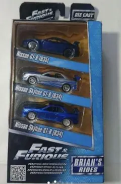 ②Jada Toys1/55 FAST＆FURIOUS 6台セット② Fast & Furious Build N Collect Complete Collection of 6 Die