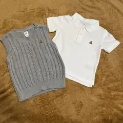 GAP ベビー ポロシャツ ニットベスト 90