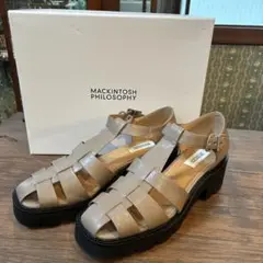 MACKINTOSH PHILOSOPHY ベージュサンダル