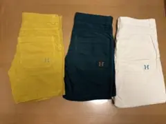 ☆希少☆ハリウッドランチマーケット H刺繍サマーコーデュロイ ハーフパンツ S