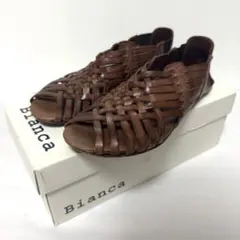 Bianca ビアンカ メッシュレザーサンダル