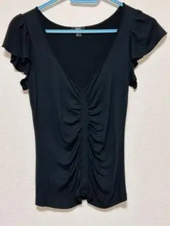 UK購入 Mango ストレッチ VネックノースリーブT XS