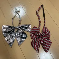 コスプレ制服用2点セット チェック・ストライプ