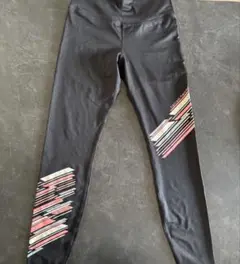 【未着用品】 H&M スポーツパンツ S ブラック ストライプ