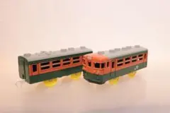 プラレール　車両　165系　急行形電車(湘南色) 中間車　後尾車