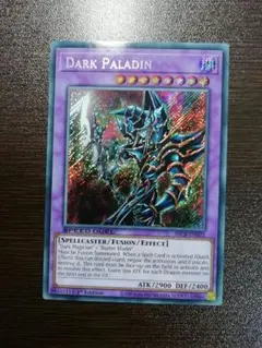 遊戯王　超魔導剣士－ブラック・パラディン　シークレットレア　英語版　美品