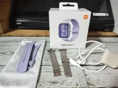 Redmi Watch 5 ベルト2種 (ラベンダー色、ステンレススターライト)