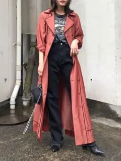 AMERI LOOSE TRENCH LIKE DRESS