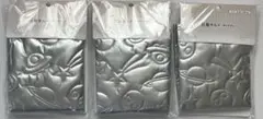 圧着キルト 布 生地 ギャラクシー エイリアン シルバー 45×30cm