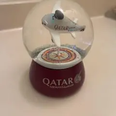 カタール航空スノードーム レア未使用保管品　ドーハオリジナル店で購入 週末セール