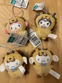 サンリオ　マイメロ　クロミ　シナモロール　キーホルダー　ぬいぐるみ　セット
