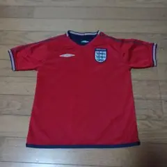 Umbro イングランド代表 赤 サッカーシャツ　リバーシブル　キッズ