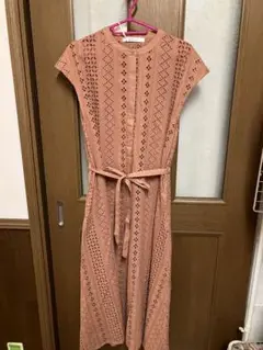 タグ付未使用⭐︎NATURAL BEAUTY レース刺繍ロングワンピース