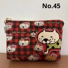 感謝価格　SALE 猫柄　16cmファスナーポーチ　人気　ハンドメイド　新柄
