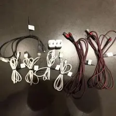 【合計9点】Apple純正 ACアダプター2点/ケーブル類7点セット