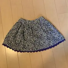 べべBeBe 100サイズ　花柄　スカート