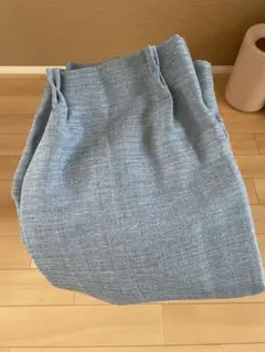 【新品未使用】ニトリ 青いカーテン ポリエステル製