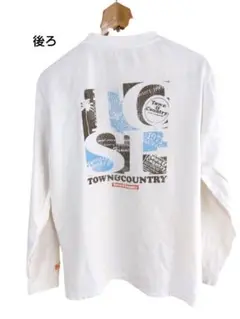 TOWN&COUNTRY ロングスリーブTシャツ ホワイト