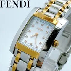 【電池交換済】FENDI フェンディ 腕時計 900L ラウンド コンビ 電池交換済】FENDI フェンディ 腕時計 900L ラウンド コンビ