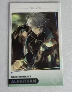 原神 Genshin アルハイゼン メガコ－ヒ－ トレカ 特典 限定