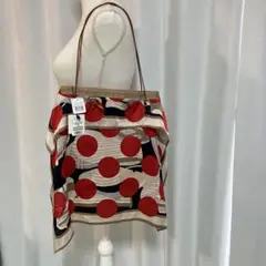 【新品タグ付き】kakatoスカーフトートバッグシルク100%