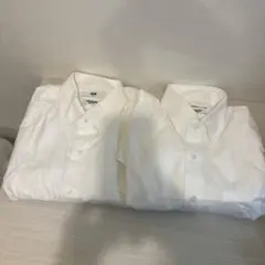 UNIQLO スリムフィット長袖シャツ M 2枚セット